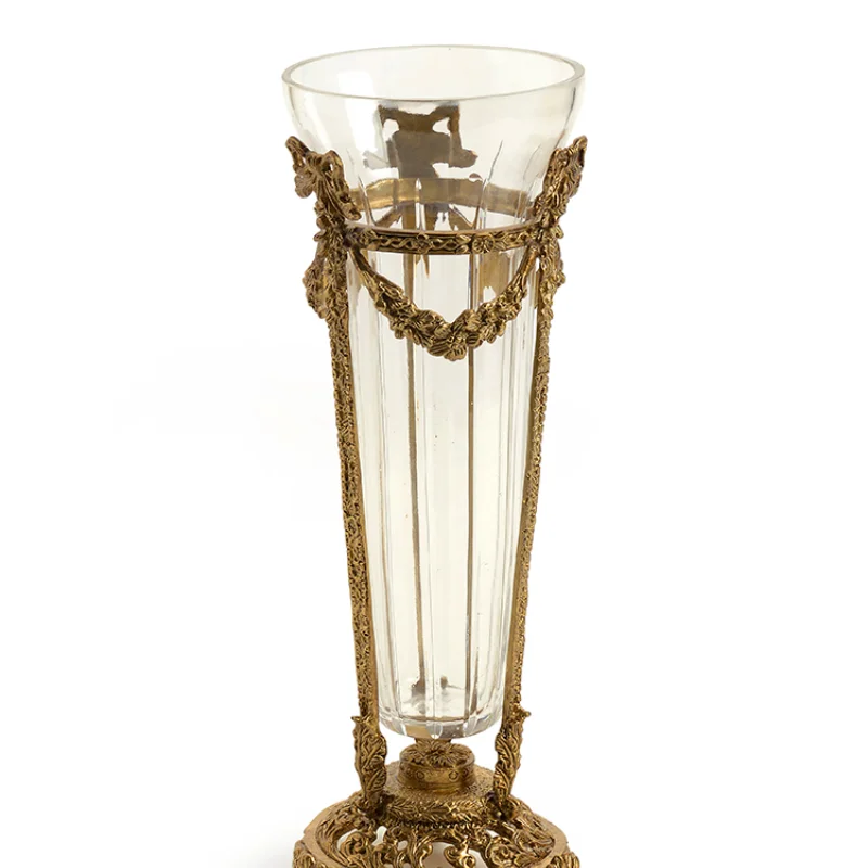 

De Lujo, cobre, florero, estilo europeo, oro, cristal, florero, casa, Oficina, Accesorios, adornos de mesa transparente, Vaas,