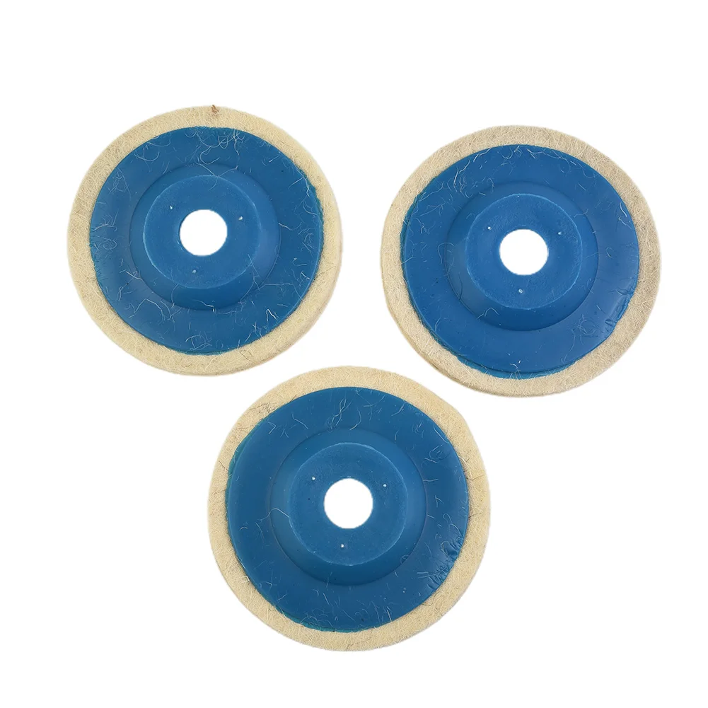 

Синие + бежевые полировальные диски, шлифовальные диски, войлочные диски, 3x шлифовальный инструмент, 4 дюйма, угол полировки шерсти 100 мм, Новинка