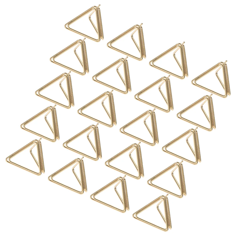 

20 Pcs Note Folder Paper Clip Clips Medium Size Large Paperclips Place Card Holders Multipurpose