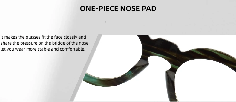 Retro-Mode-optische Brille für Männer und Frauen, handgefertigte dekorative Brille mit dickem Acetatrahmen, geeignet für verschiedene Gesichtsformen – Detail 3