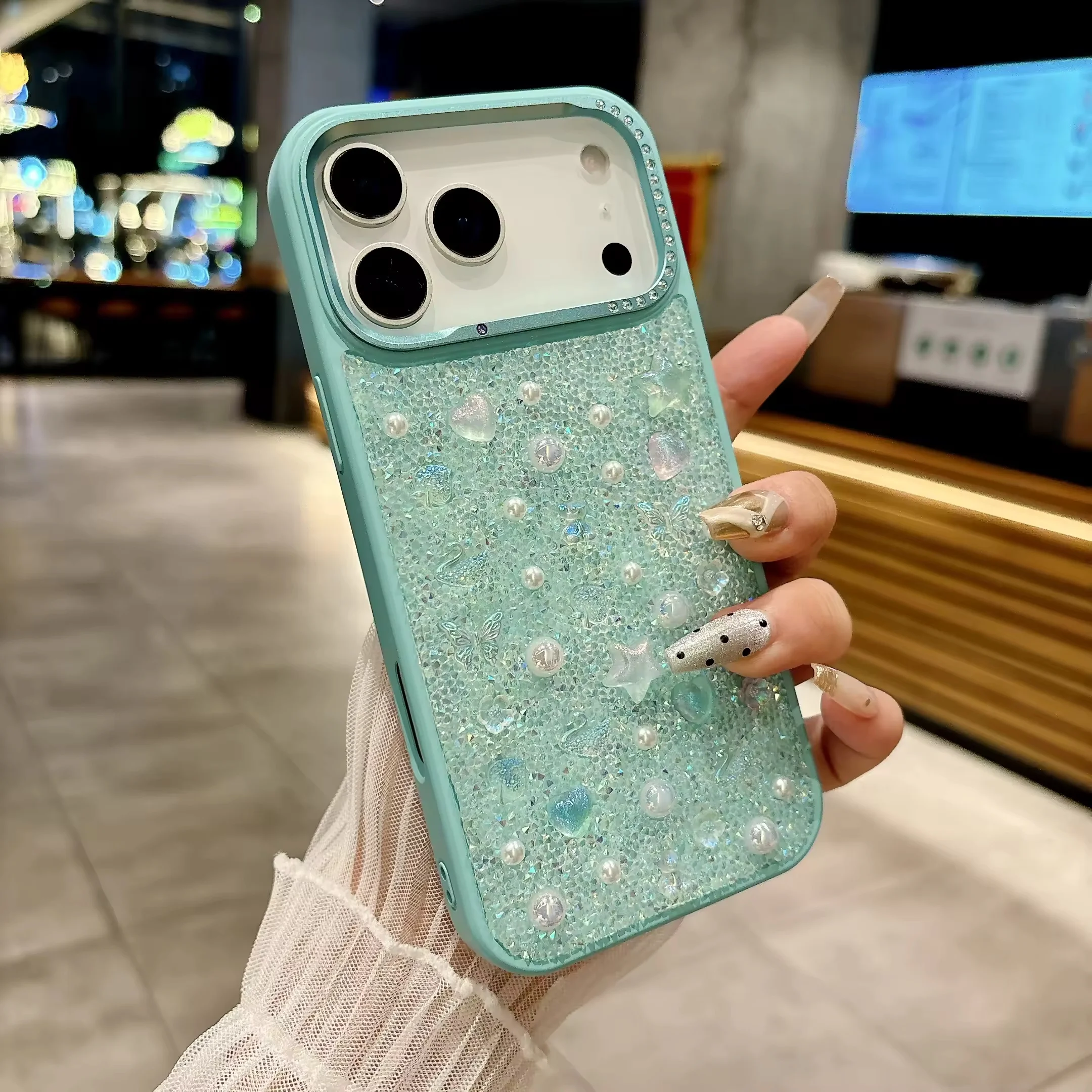 Luxury Glitter Rhinestone Phone Case - Shiny Bling Girly Shockproof Cover