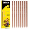 8-Piece Colorless Blending Pencil Set - Non-Toxic, Pre-Sharpened Wood Sticks for Smooth Edges & Softening Colors 2