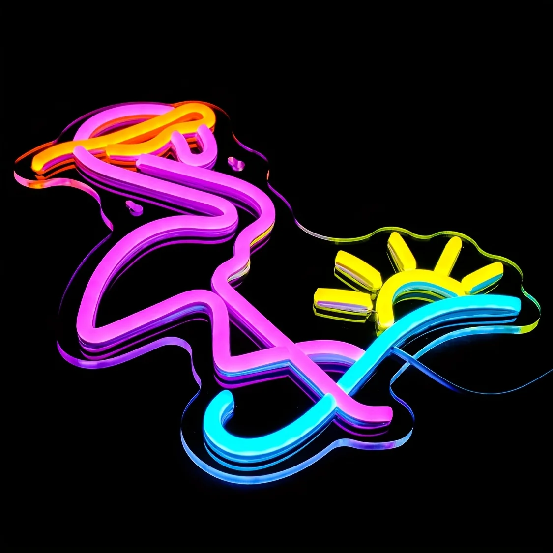 Vibrant Flamingo LED Neon Light