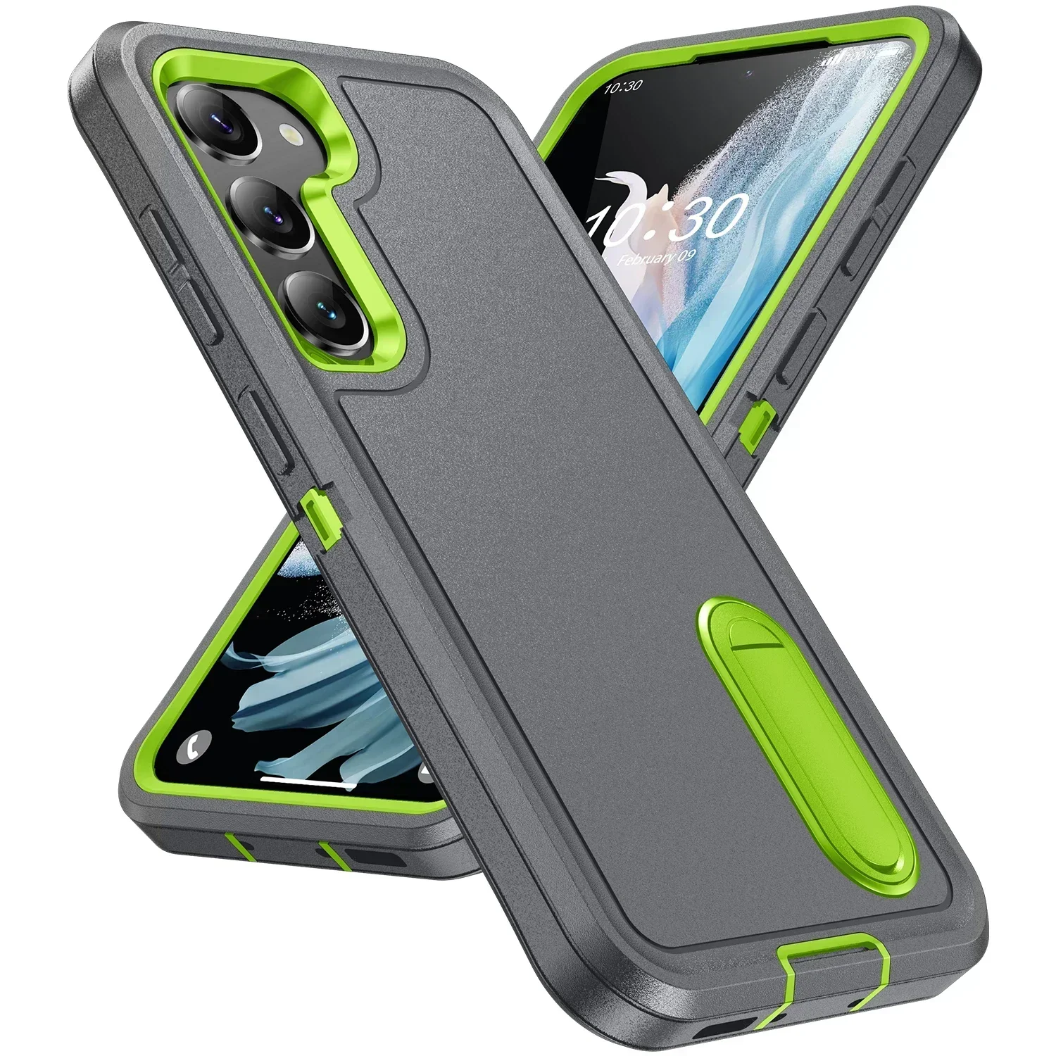 Rugged Dual Layer Anti-Slip Phone Case with Shockproof Protection