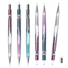 Creative Pencil Ballpoint Pen 2 In 1 Blue Ink 0.3 0.5 0.7 0.9mm Mechanical Pencil Multi Functional Writing Stationery Supplies 6