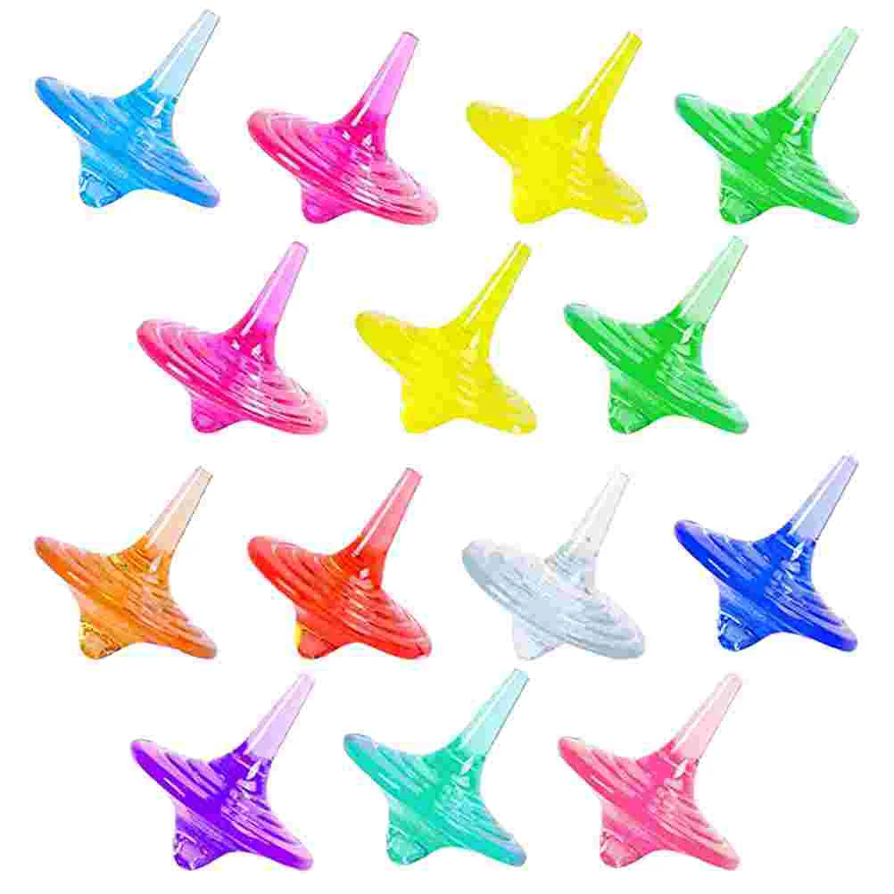 

20 Pcs Childrens Toys For Girls For Girls Indoor Playset Pressure Relief Gyro Funny Children Acrylic Bright Color Tops