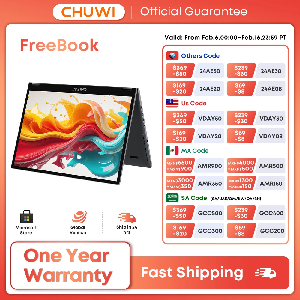 Chuwi Freebook 2-In-1 Laptop 13.5 "Ips Fhd Display 512Gb Ssd 12Gb Lpddr5 Intel I3 1215U Wifi 6 Windows 11 Laptop Convertibili