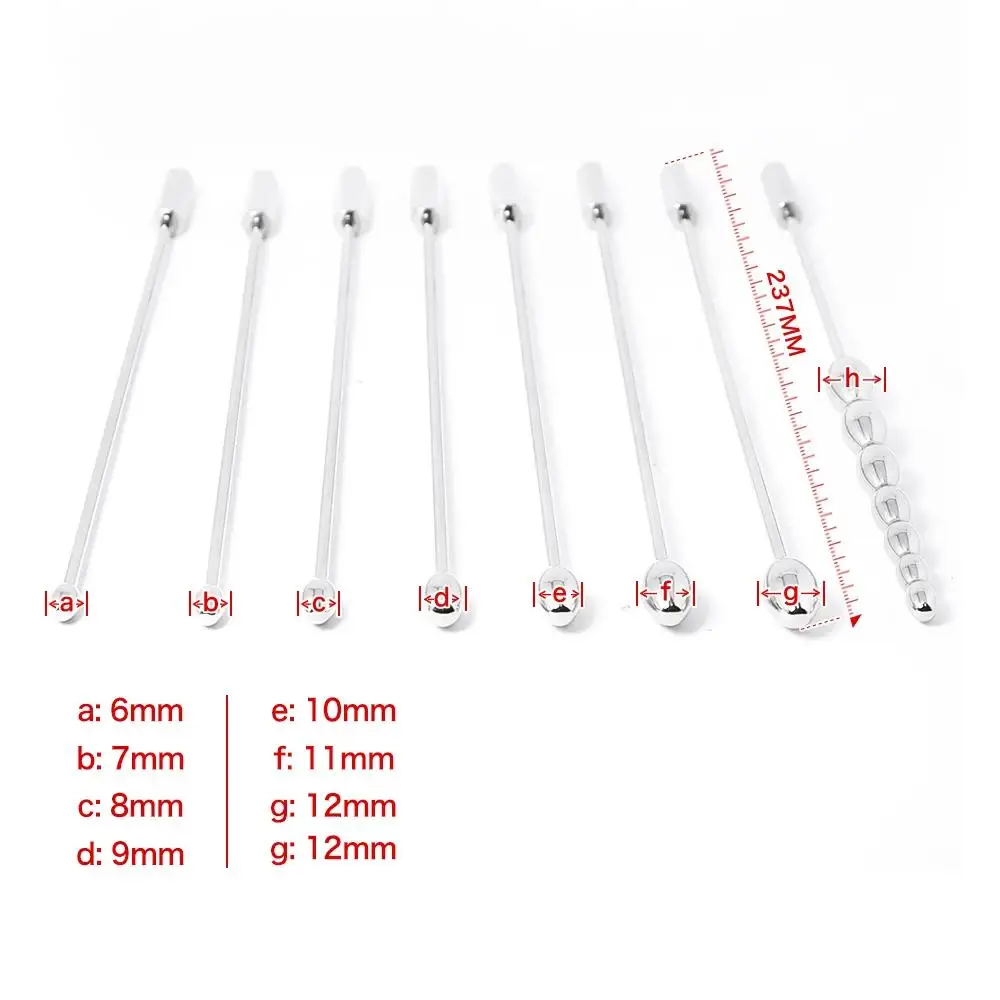 Sounding Rod Kits Steel Stainless Stimulate Penis Catheters Metal BDSM Dilator Tools Urethral Sex Toys Male Plug