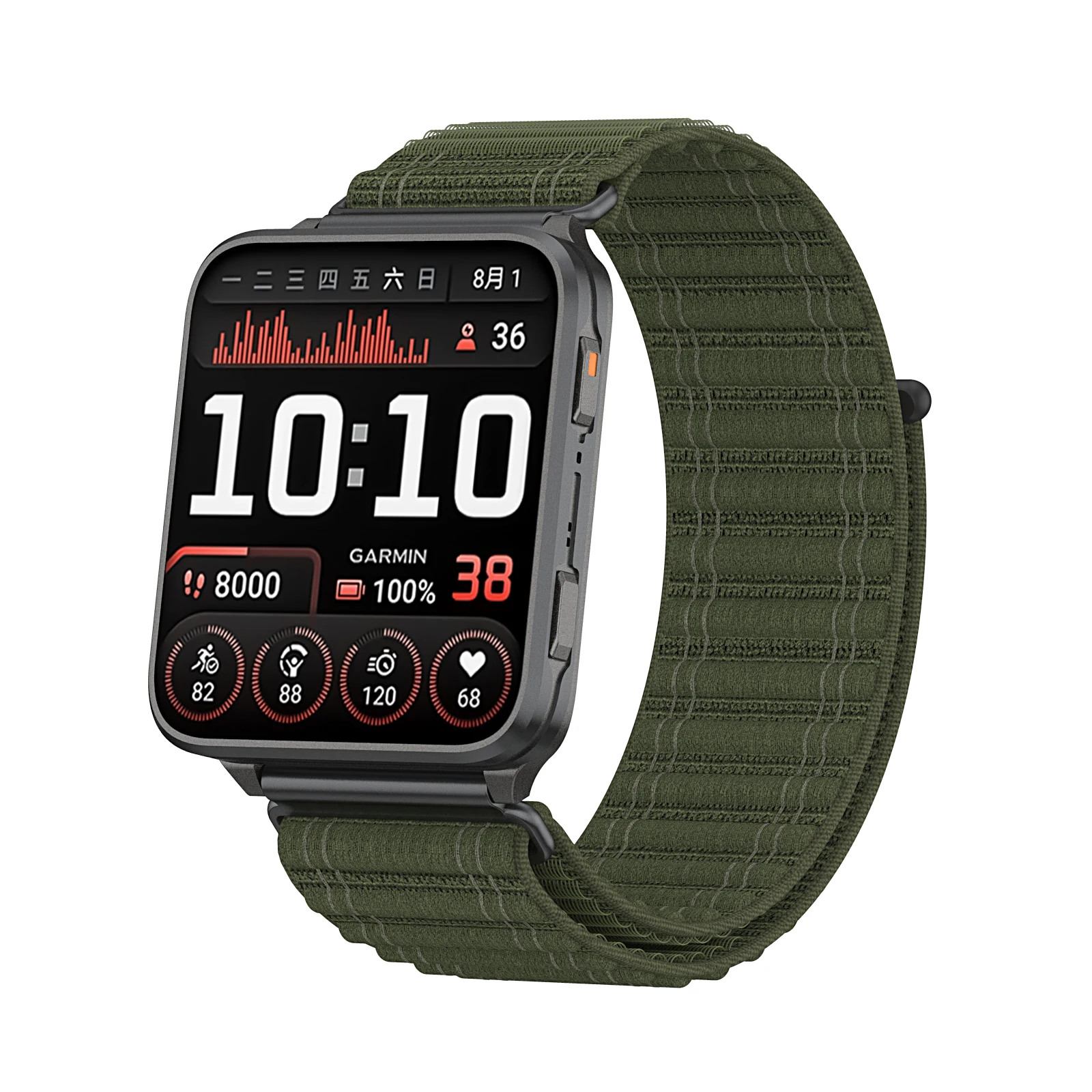 Nylon Loop Sport Strap Bracelet - Elastic Wristband