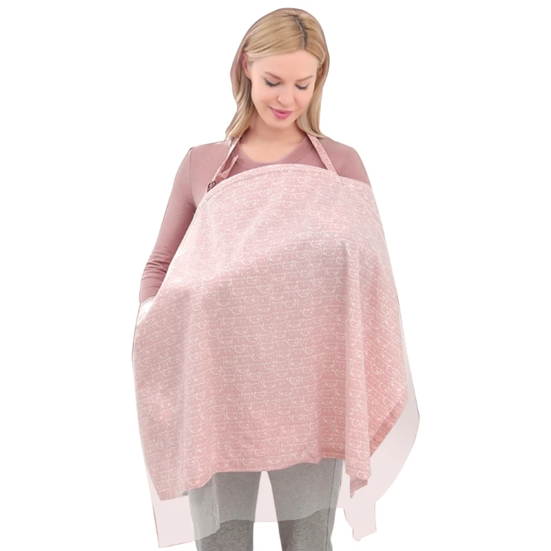 

Adjustable Nursing Cover for Breastfeeding, Soft and Breathable Privacy Nursing Towel Thin Breastfeeding Poncho Cover