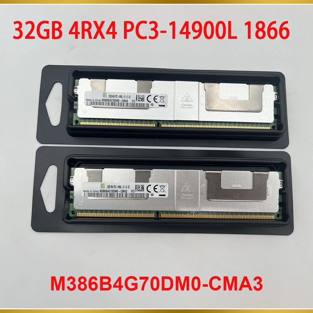 RAM 32GB 4RX4 PC3 14900L 1866 For Samsung Memory M386B4G70DM0 CMA3