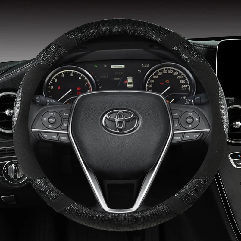 

Замшевая бычья кожа, кожа для Toyota Avalon Camry 2018-2022 Corolla 2018-2022 Crown 2018-2022 RAV4 2019-2022