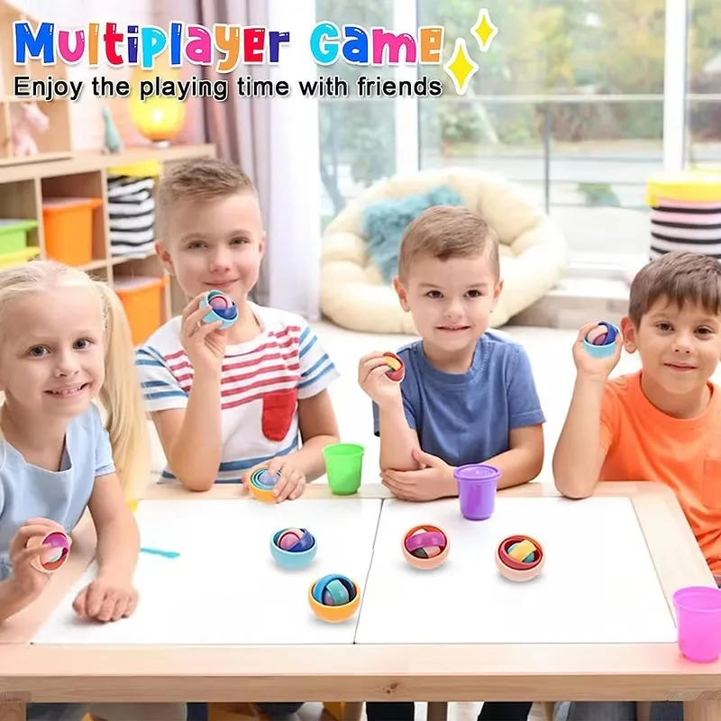 Fidget toy funny infinite flip 3D ball gyroscope for kids teens boys girls adult ADHD autism stress relieve