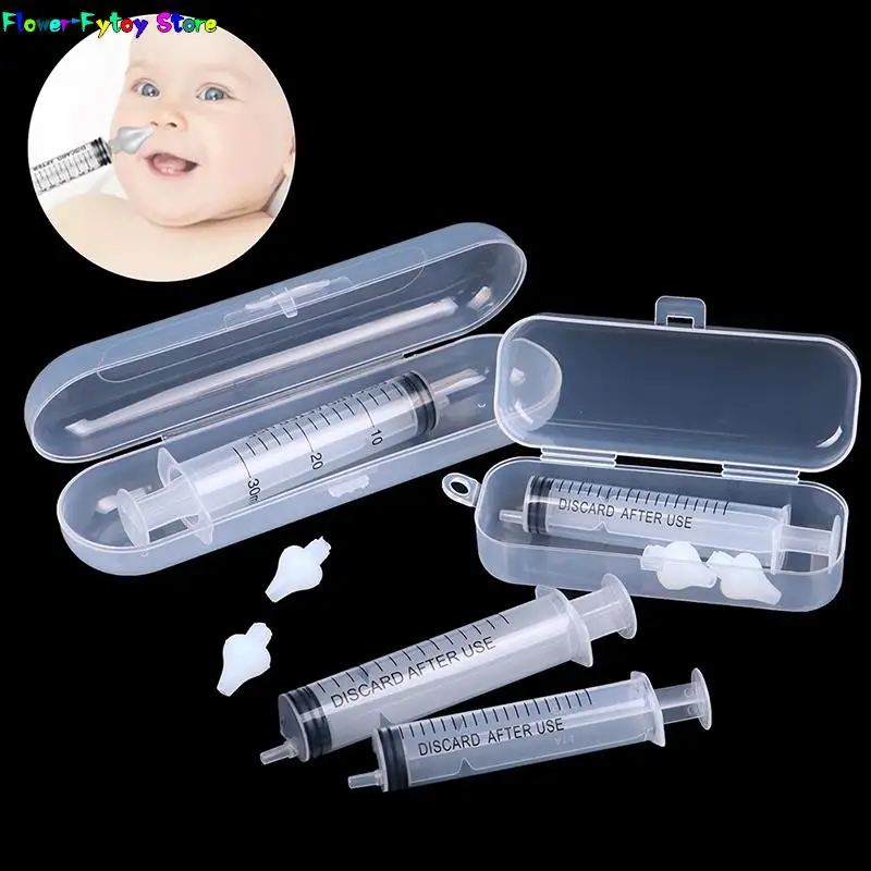 30ml 20ml Syringe Baby Nasal Irrigator Portable Infant Nose Cleaner Rinsing Device Soften nasal scab Kids Children nasal aspirator