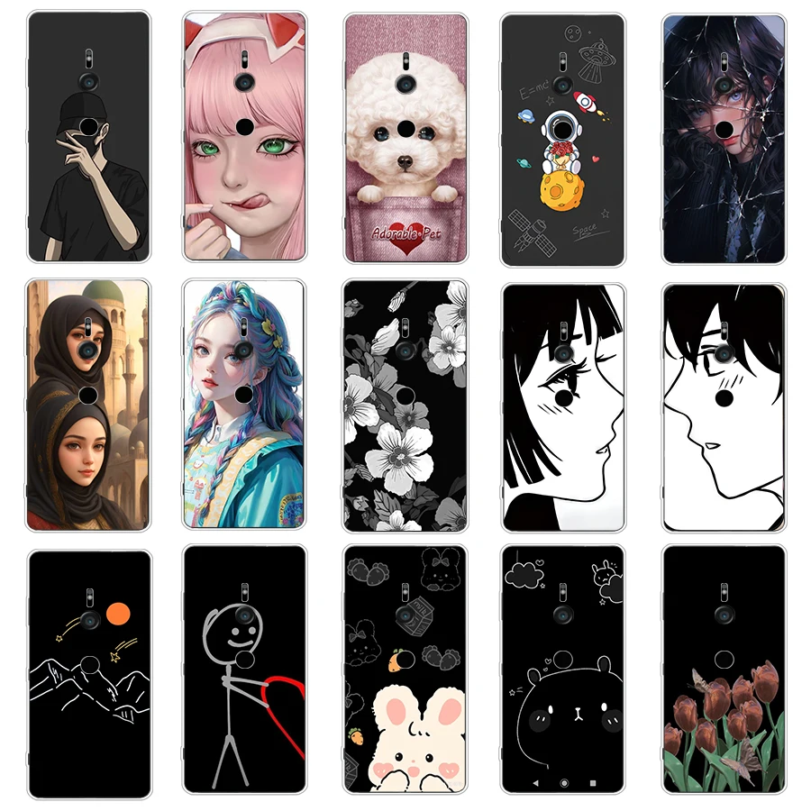 1 Per Sony Xz/Xzs/Xz1/Xperia Z3/Xperia L1 Custodia Tpu Custodia Protettiva In Silicone Morbido