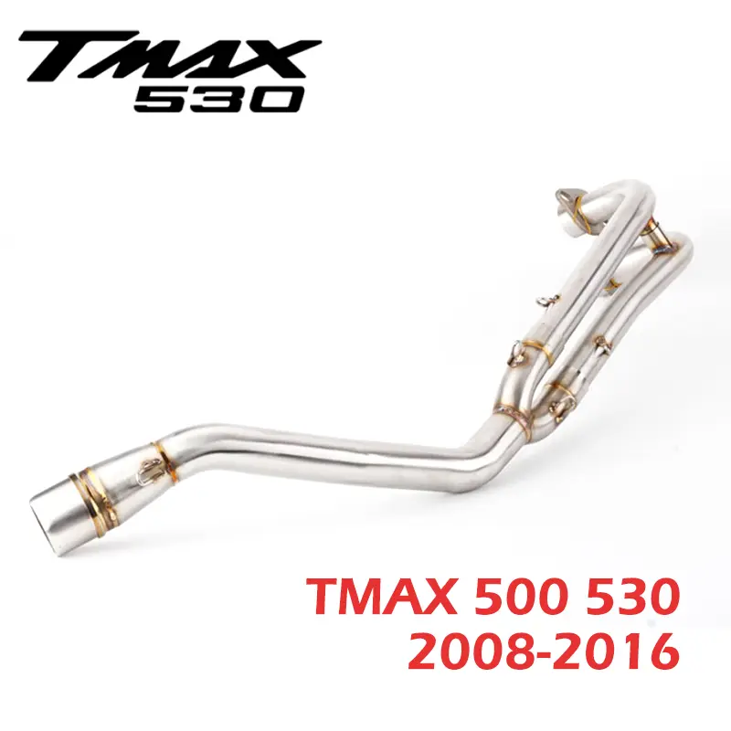 REALZION TMAX 500 530 560 Motorcycle Exhaust Pipe Middle Link Pipe Slip-on Muffler Escape For YAMAHA TMAX530 2008-2016 2017-2021 - Image 3