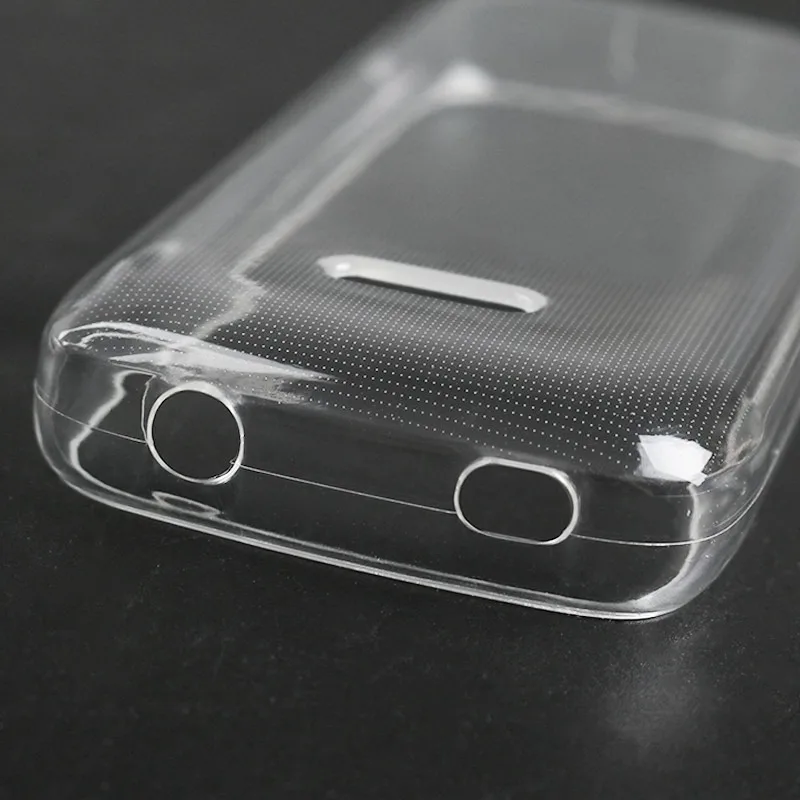 Luxury Transparent Soft TPU Silicone Back Cover, Clear Case