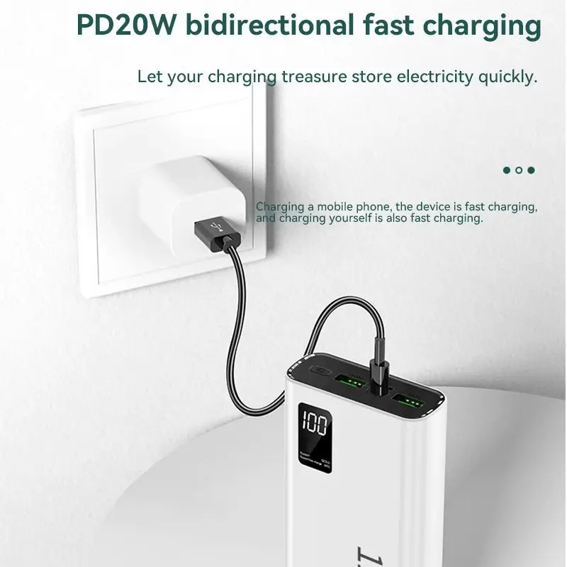 Xiaomi 50000mAh Fast Charging Power Bank  120W High Capacity Powerbank Portable Battery Charger For iPhone Samsung Huawei New