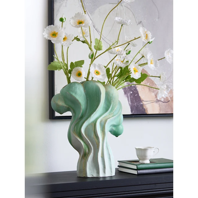 Calypso Form Ceramic Vase 4