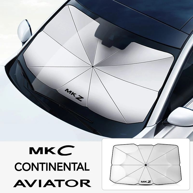 

Car Sun Shade Protector Parasol For Lincoln AVIATOR Continental Navigator MKZ MKT MKC MKS MKX Interior Windshield Accessories