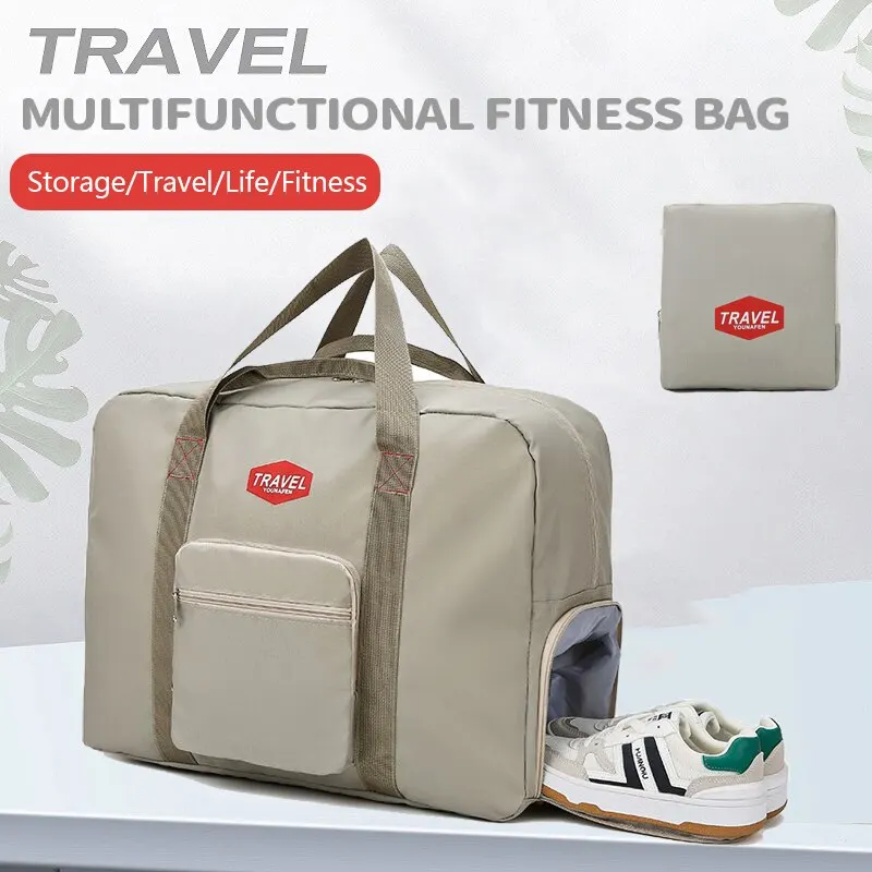 Xihbxyly Bolsa De Viaje Deportiva, Diseño De Gran Capacidad, Plegable E Impermeable, Separación