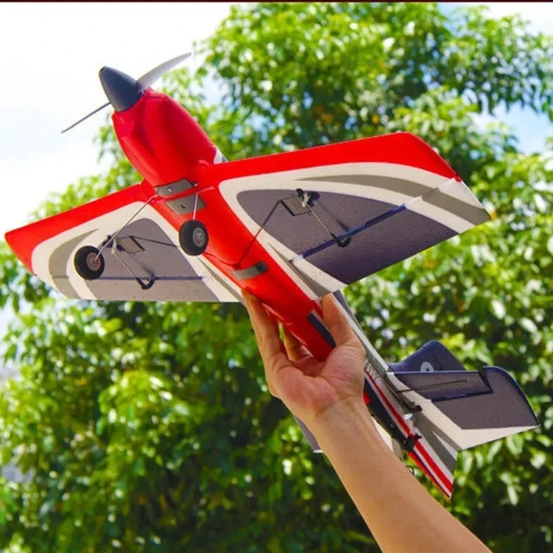 FX9706 5CH Remote Control Aircraft Fixed Wing Fighter One Click Crane Foam RC Plane For Children Toys Gifts 5