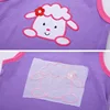 [5Pcs/lot Random Color]Baby Girl Tops Cartoon Print Infant Girls Vest T Shirt Cotton Sleeveless Newborn Boy T-shirt Summer Vest 5