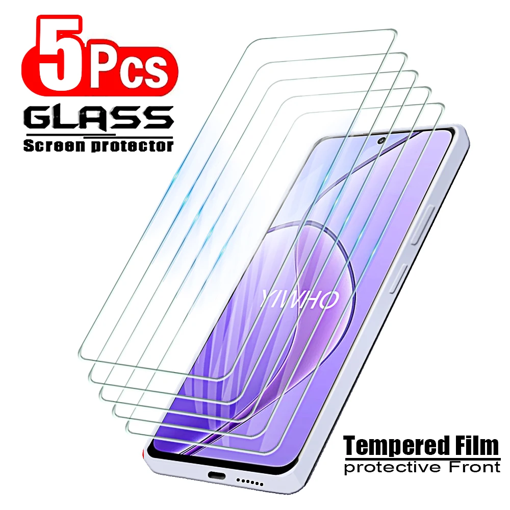 5-Pack Premium Tempered Glass Screen Protectors