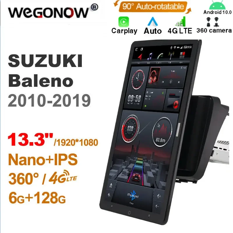 

Android10.0 Ownice автомобильное радио для SUZUKI Baleno 2010-2019 13,3 ''7862 512 без DVD Поддержка USB быстрая зарядка Nano 1920*1080