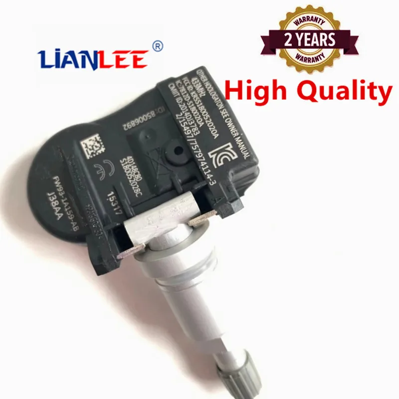 TPMS Ÿ̾ з  , Ǫ 207 208 307 407 408 1007 Ʈο C4 , 433MHz, LR003133, FW931A159AB, AH521A189AA, 4 