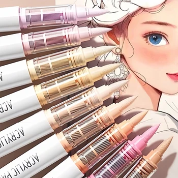 9-Piece Acrylic Brush Marker Set 1