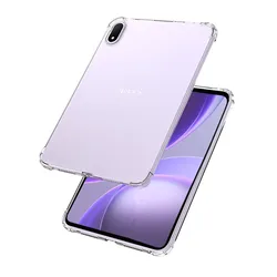 Transparent Airbag Soft Silicone Tablet Cover for OPPO Pad Mini 2026 (Clear)