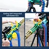 Gatling Chain Action Soft Bomb Gun 115CM Large Size Electric Burst EVA Soft DIY Assembe Chain Soft Bullet Gatling Heavy Machine 6