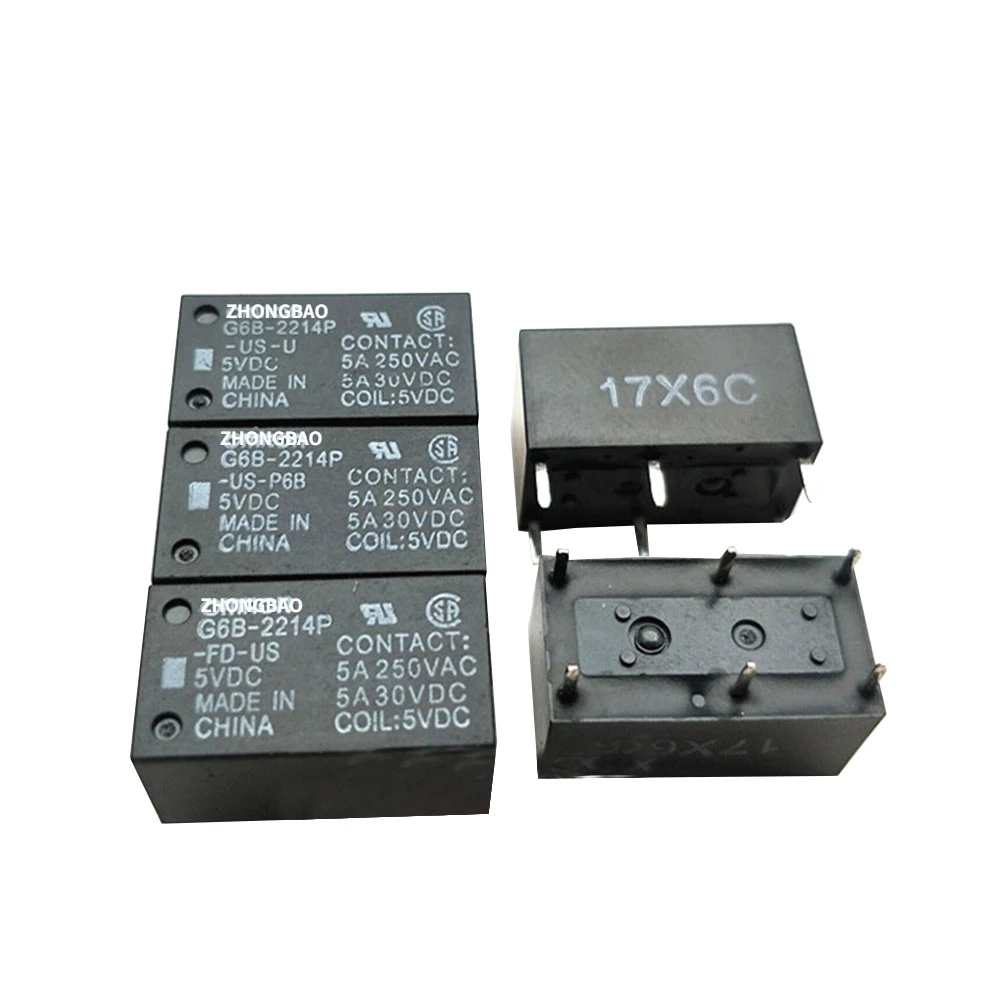 

G6B-2214P-FD-US 5VDC -US-U -P6B 5V 6 5A