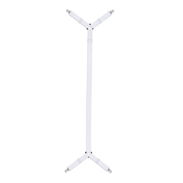 2pc 4 Clips White