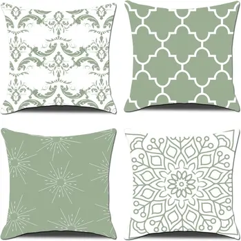 4-Piece Linen Cushion Cover Set 1
