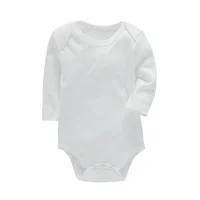 Solid Colour Baby's Rompers Cotton Bodysuit For Newborns Four Season Long Sleeve Infant Baby Girls Boys Clothes Jumpsuit 3-24M 2