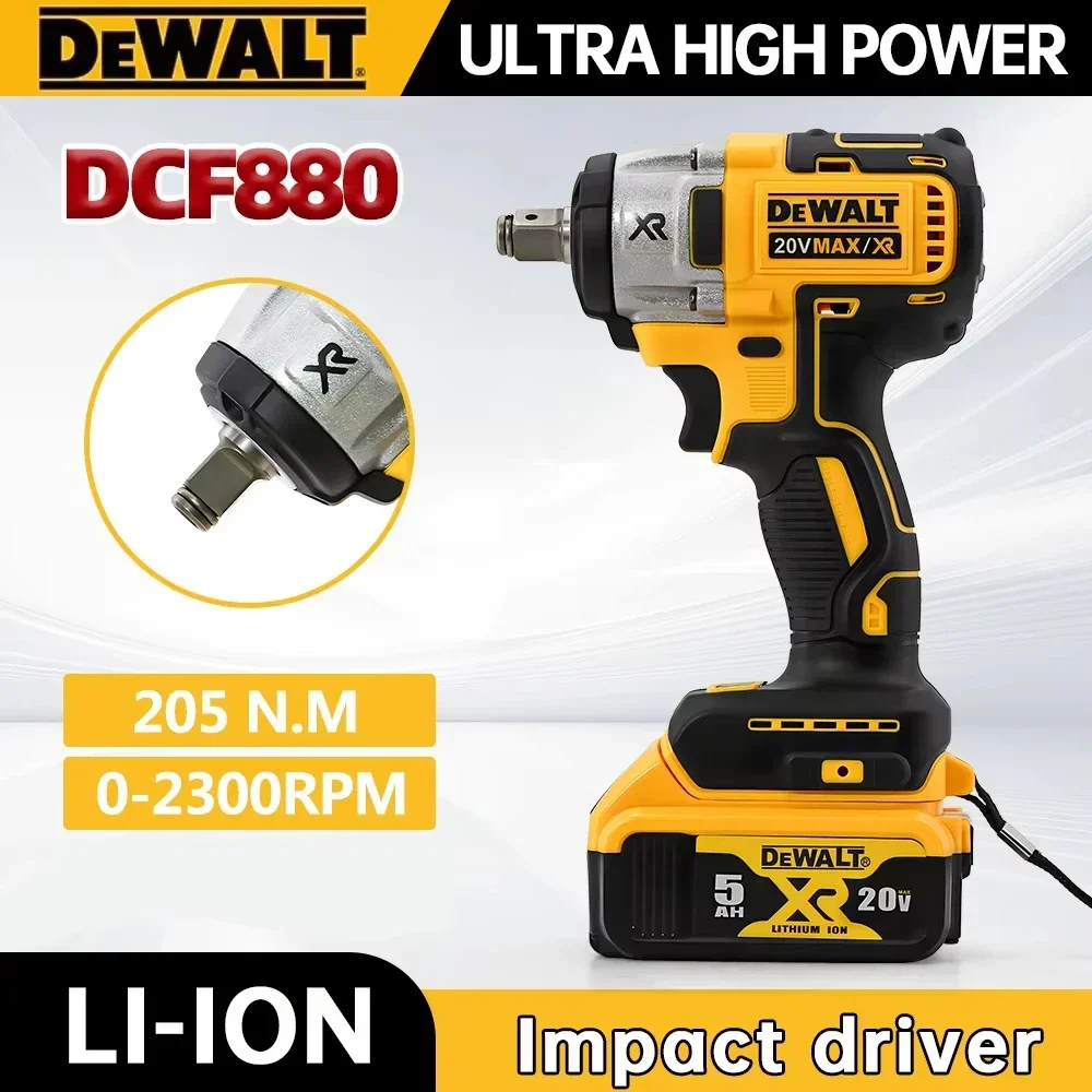 Cordless Impact Wrench Dewalt DCF880 205N.m 2300RPM 20V Battery