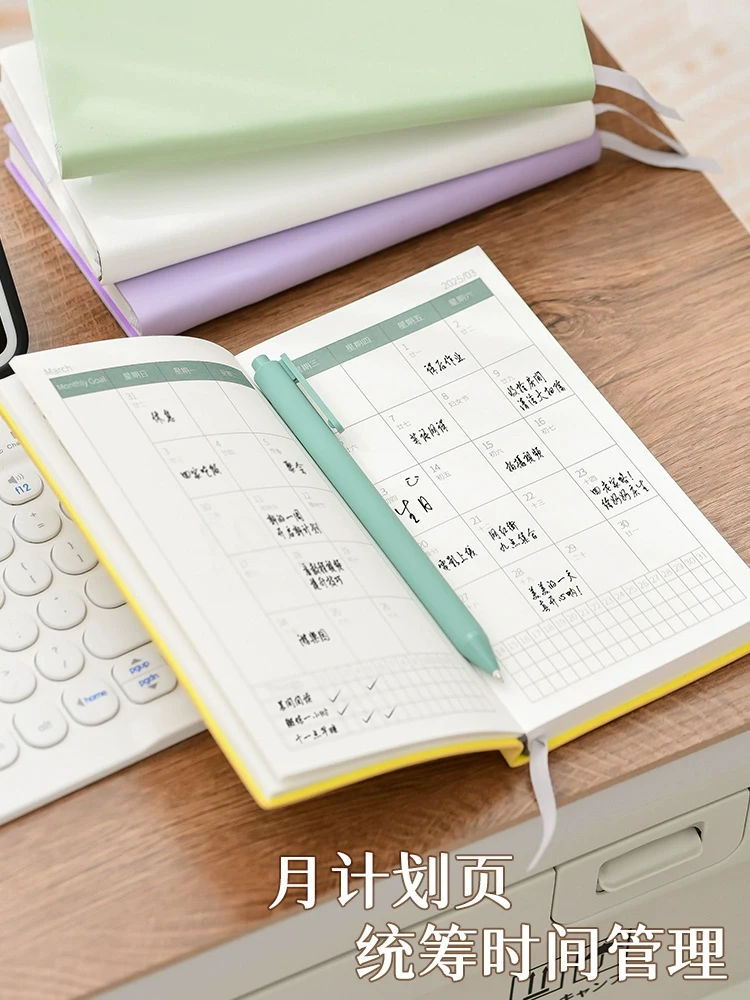 A6 Schedule Notebooks Portable Daily Weekly Planners 365 Days Calendar Journal School Office Supplies Agenda schedule notebook notebook diary journal notebook diary