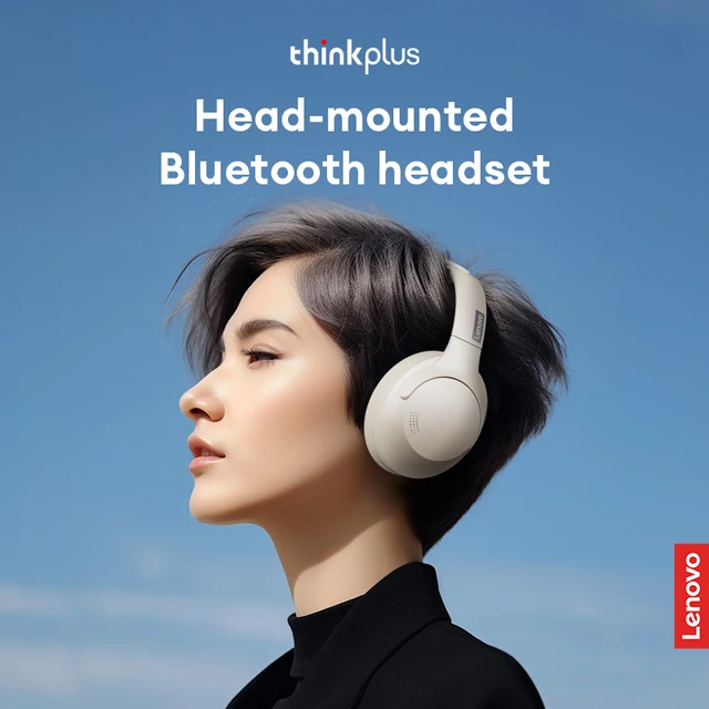 Lenovo Th46 Wireless Bluetooth 5.4 Headphones Scalable Super Battery Life Headset Hd Calling Active Noise Reduction Earbuds