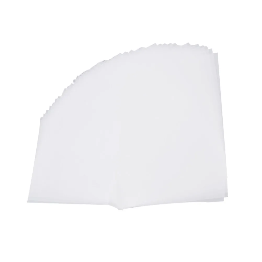 200Pcs 반투명 트레이싱 페이퍼 프리미엄 내구성 높은 투명도 미세한 표면 서예 그리기용 부드러운 필기
