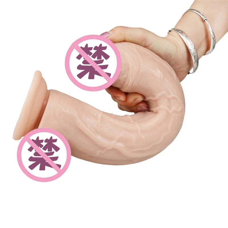 Giant Jelly Dildo Powerful Suction Cups Realistic Penis Adult Sex Toy for Women Gay Flexible Big Dick Female G-Spot Masturbation