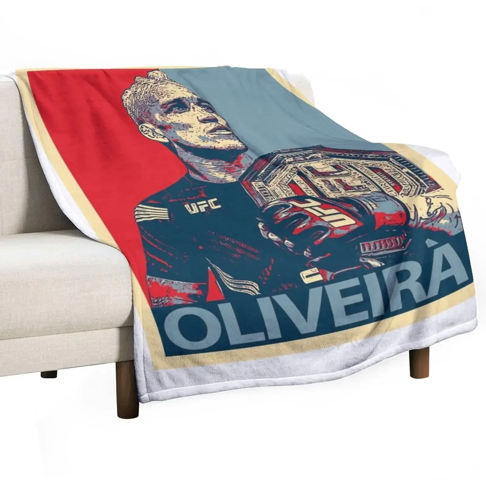

Charles Oliveira Throw Blanket Baby Camping Soft Beds Blankets