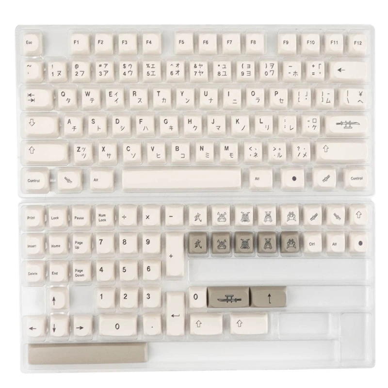 

126Pcs Japanese Keys PBT Dye Sublimation Keycaps for MX