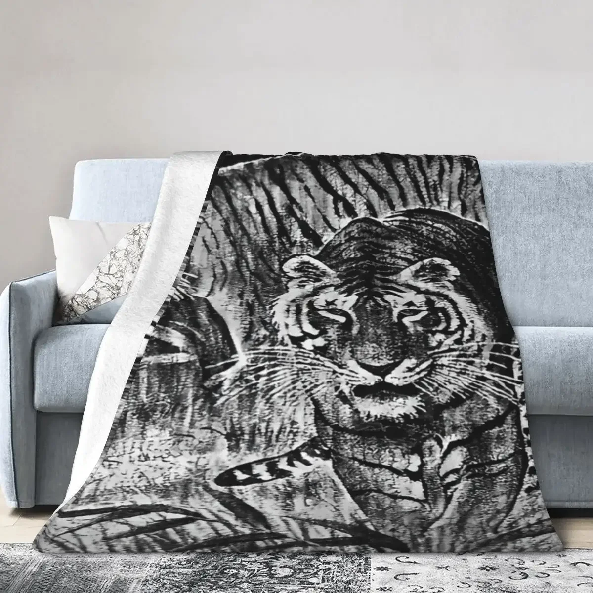 Cobija De Tigre Coperta Messicana Tigre Meme Coperta Morbida Flanella Coperta Biancheria Da Letto Per Letto Soggiorno Picnic Viaggi A Casa