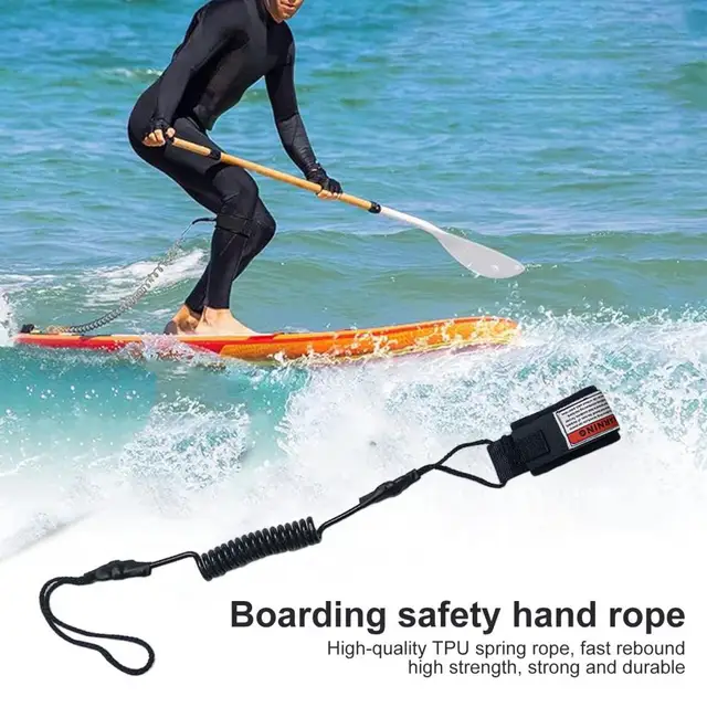 Leash Per Tavola Da Surf E SUP - Guinzaglio Di Sicurezza Con Cinturino Regolabile Per Sport Acquatici
