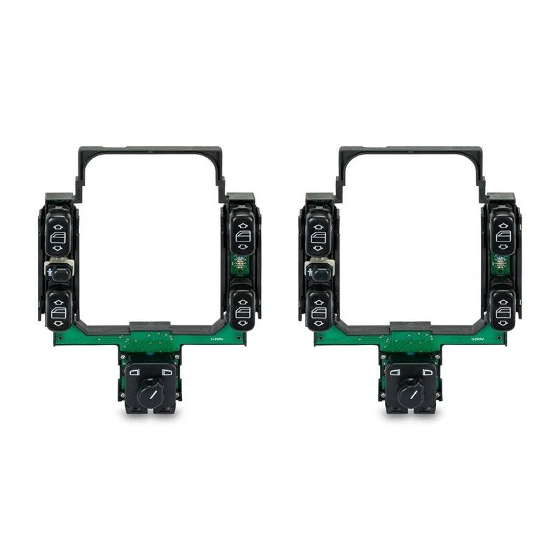 2x Master Power Window And Mirror Switch Fit For Mercedes Benz W210 W202 E320 E300 2108200110