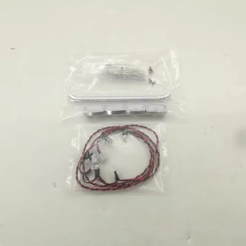 Fanali Rimorchio Led Paraurti Anteriore Con Luci In Metallo Per Camion Trattore Tamiya RC 1/14 - Nuovo, Marca ToucanRC/Degree Ricambio Per ToucanRC
