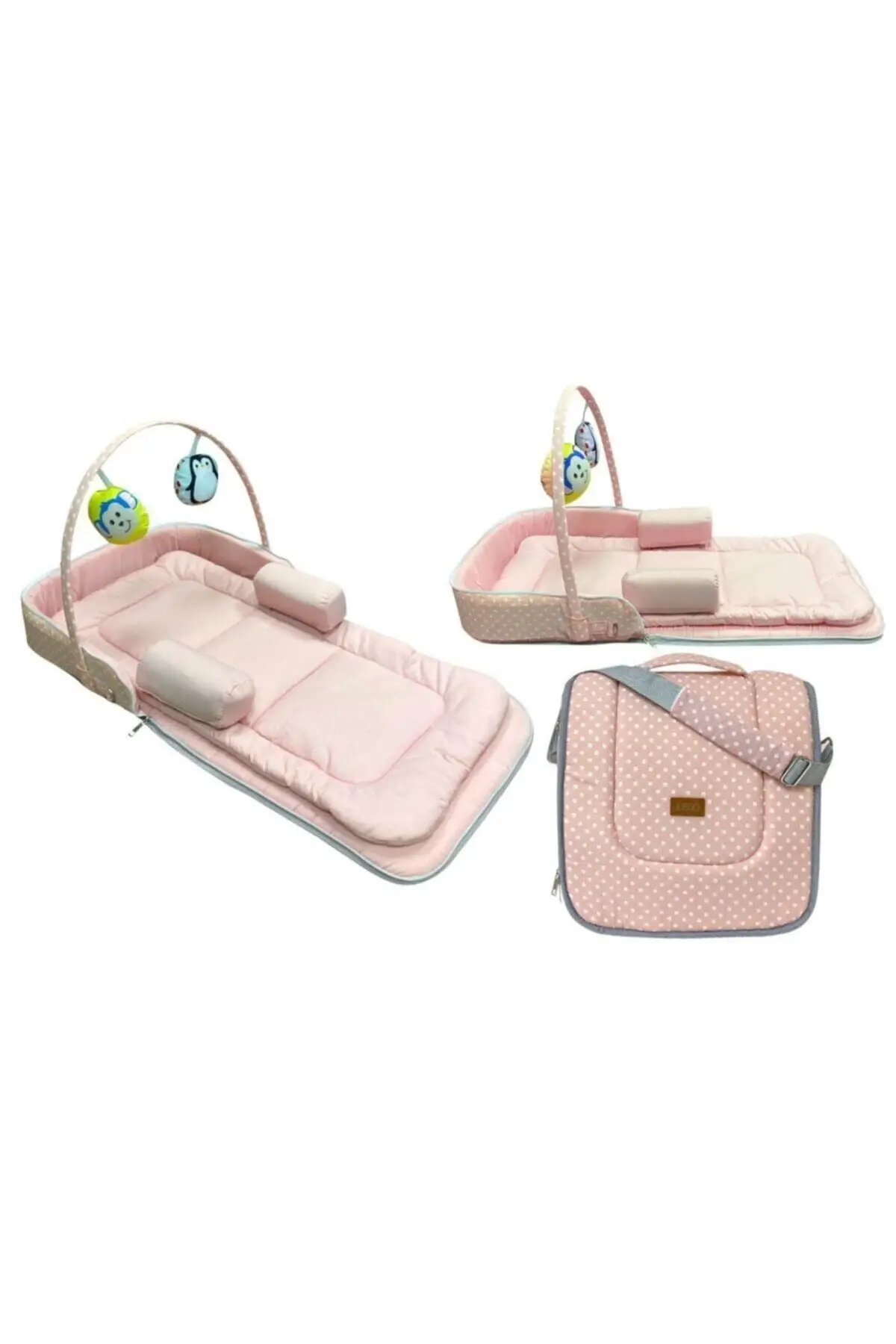 

Multi-Purpose Portable Baby Bed Pink Newborn Girls Boys 75x40 cm