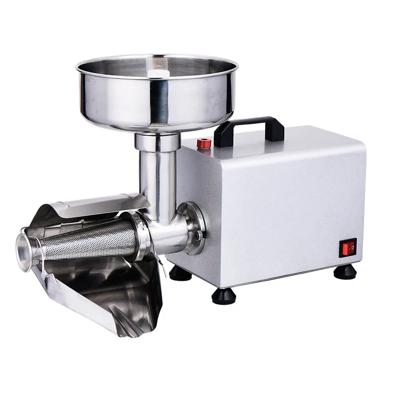 

Electric Fruit Press Strainer Machine 90-160Kg/h Commercial Food Strainer Sauce Maker Stainless Steel Tomato Milling Tool